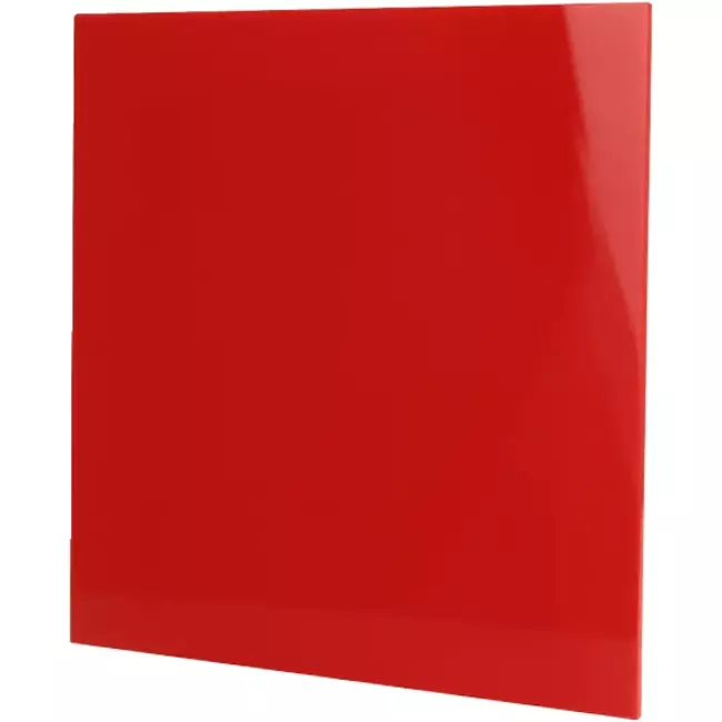 Lüftungsgitter 15x15cm mit farbiger Kunststofffront rot