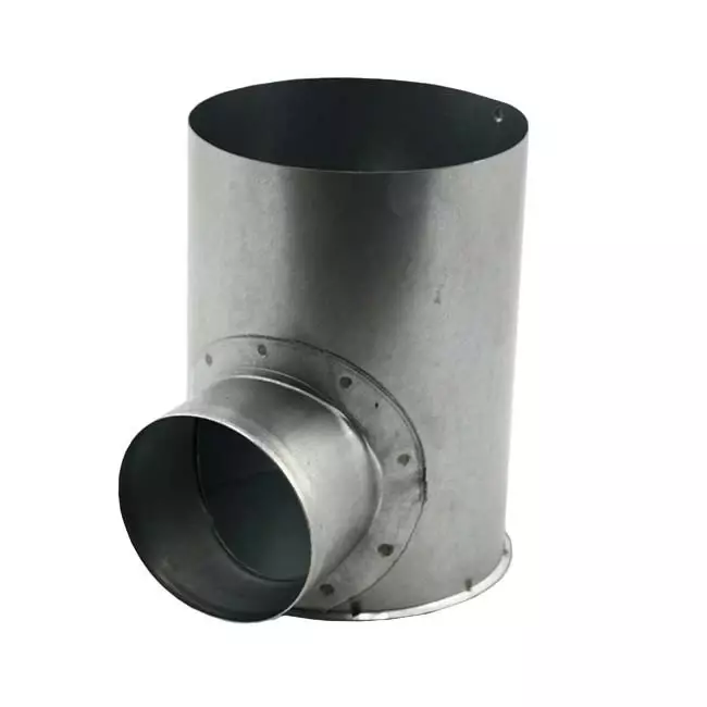 Ventilanschluss Ø 125 mm nach Ø 80 mm