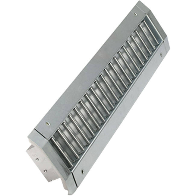 Rohrgitter doppelt verstellbar 425x125 mm für Wickelfalzrohre 315 bis 900 mm - DGS-DB425x125