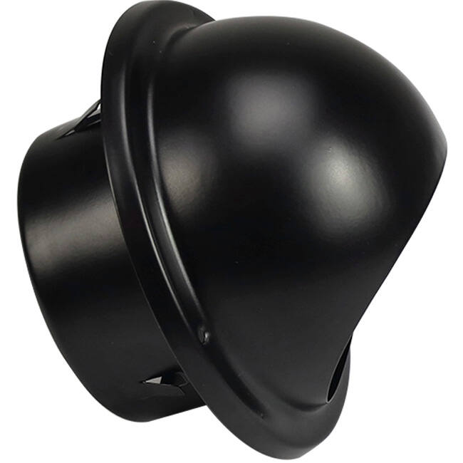 Edelstahl-Pendelrollenrost 125 mm Wanddurchlass - EL-SS-B125 SS RAL9005