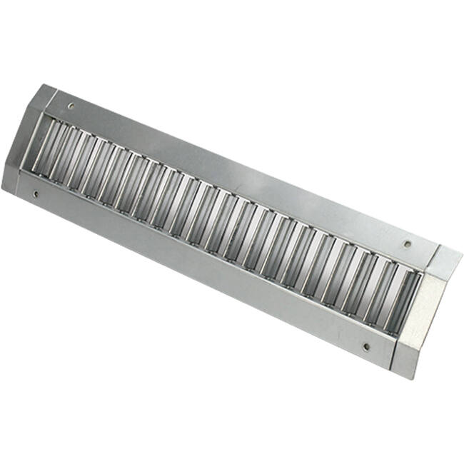 Rohrgitter einzeln verstellbar 225x75 mm für Wickelfalzrohre 160 bis 400 mm - DGS-SB225x75