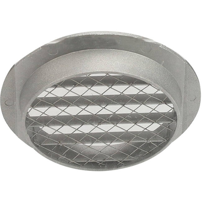 Wandauslass 100 mm Außenluft Aluminium - EL-A-RLP100