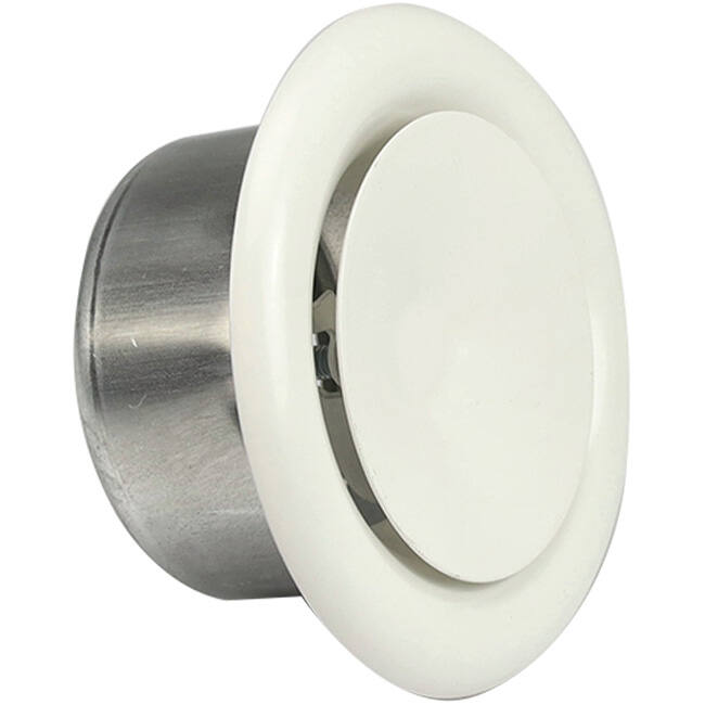 Belüftungsventil 100 mm Metall - S-DVS100 RAL9010