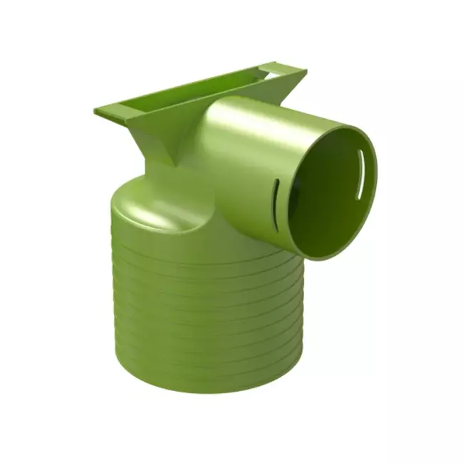 Ubbink Air Excellent 34C Ventiladapter 125 1x90°