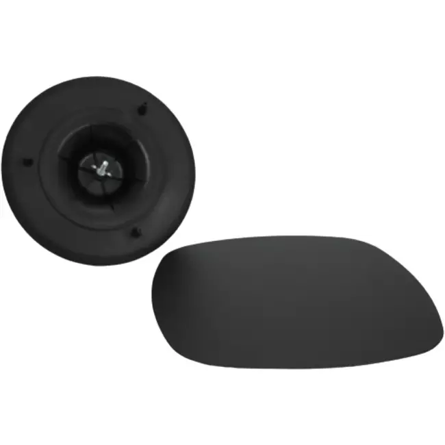 Imaginair RLV  Ø 125 mm Ventil quadratisch Montagefedern und Montagering - Schwarz