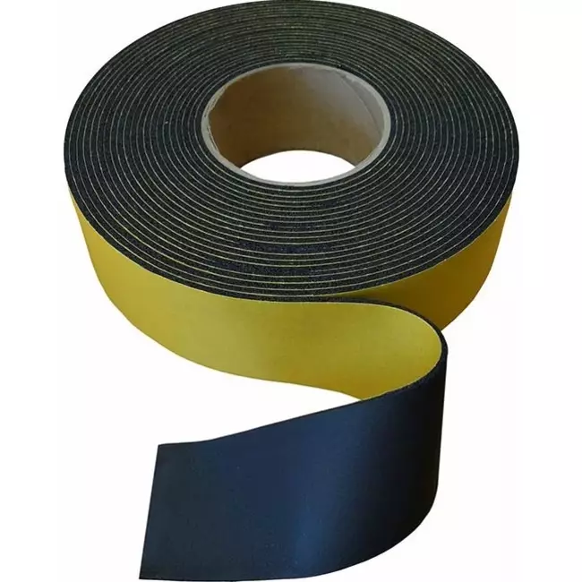 Isolierband Neutrales 75mm - Schwartz (Rolle 15m)