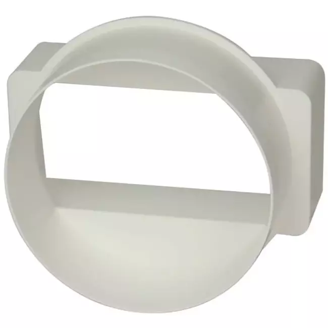 Reduzierstück Kunststoff nach rund 110x55 - Ø 100 mm KSD1