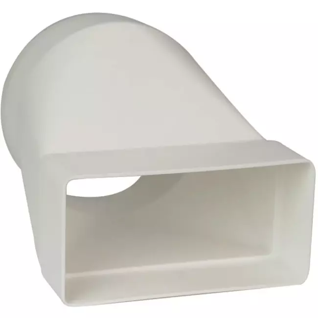 Kunststoff Gefälle 110x55 mm zu Ø 100 mm