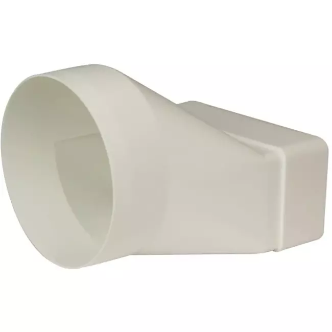 Kunststoff Gefälle 110x55 mm zu Ø 100 mm