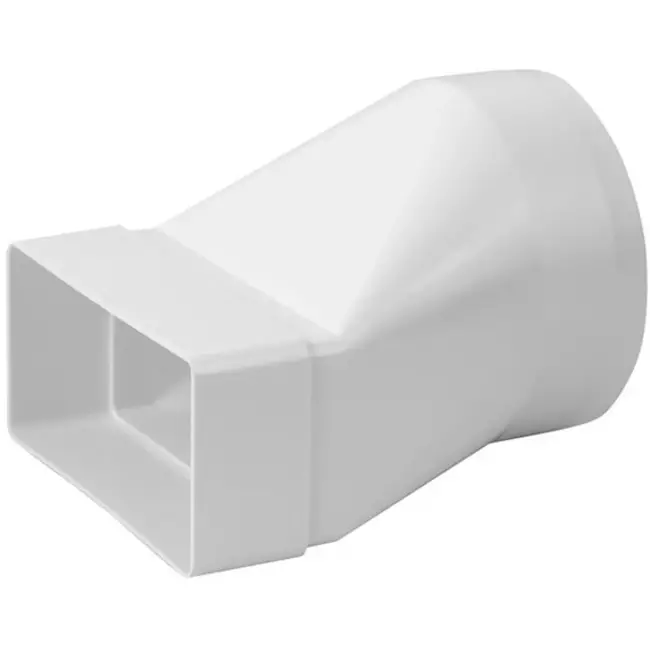 Kunststoff Gefälle 110x55 mm zu Ø 100 mm