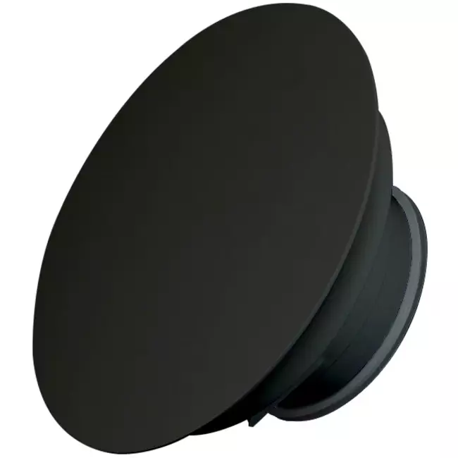 Imaginair RLV Ventil groß Ø 125 mm Montagefedern und Montagering -  Ø 125 mm - Schwarz