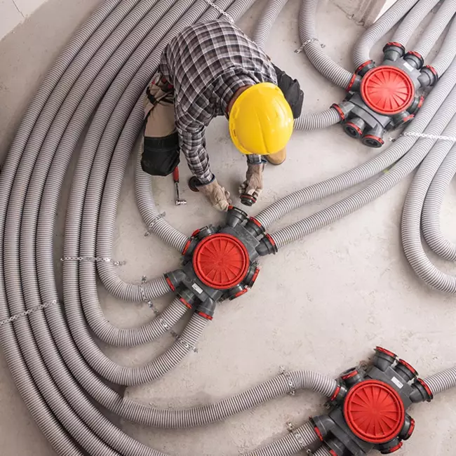 Heatpex Aria Luftverteilerkanal durchmesser 75 mm (50 meter)