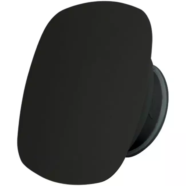 Imaginair RLV  Ø 125 mm Ventil quadratisch Montagefedern und Montagering - Schwarz