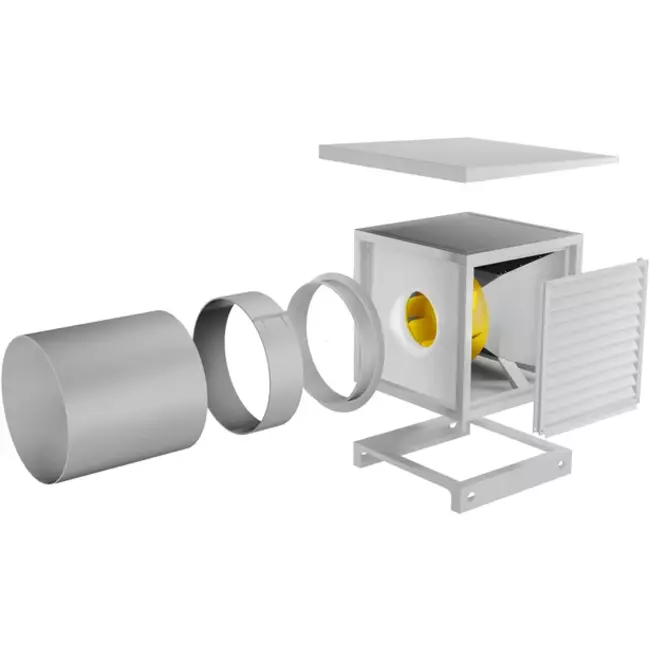 Boxventilator Motor-Außenluftstrom - MPC 450 D4 T40