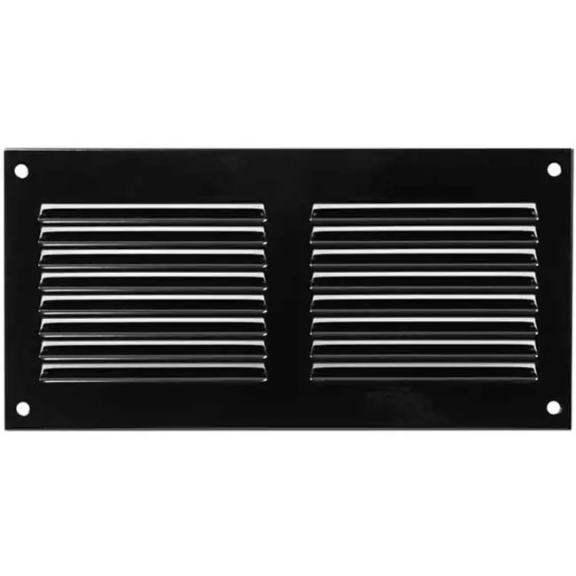 Metallgitter 200x100mm schwarz - MR2010M - RAL9005