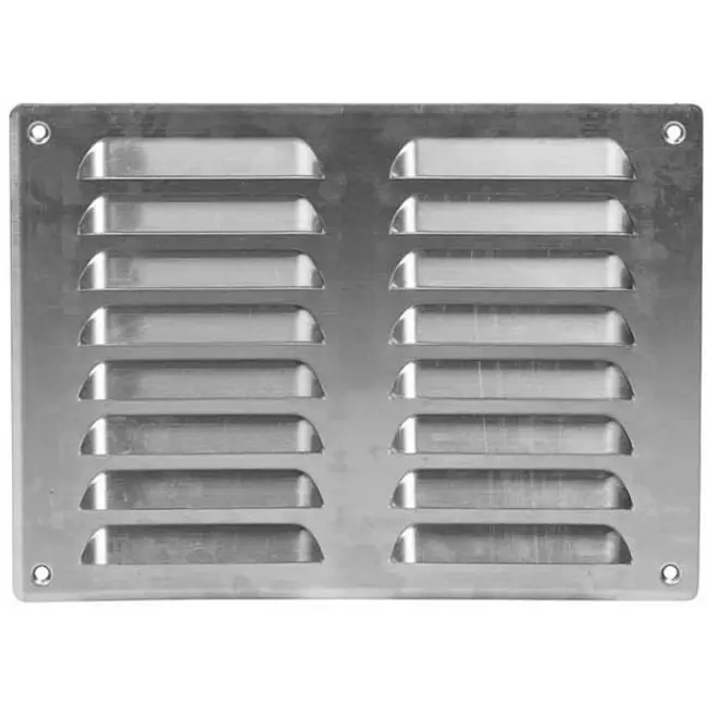Lüftungsgitter Metall 260x190 mm aluminium - MR2619Al