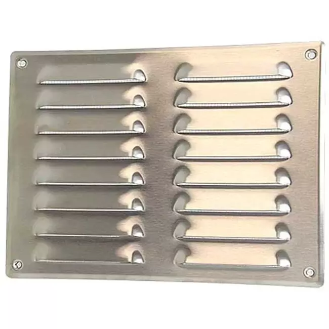 Lüftungsgitter Metall 260x190 mm aluminium - MR2619Al