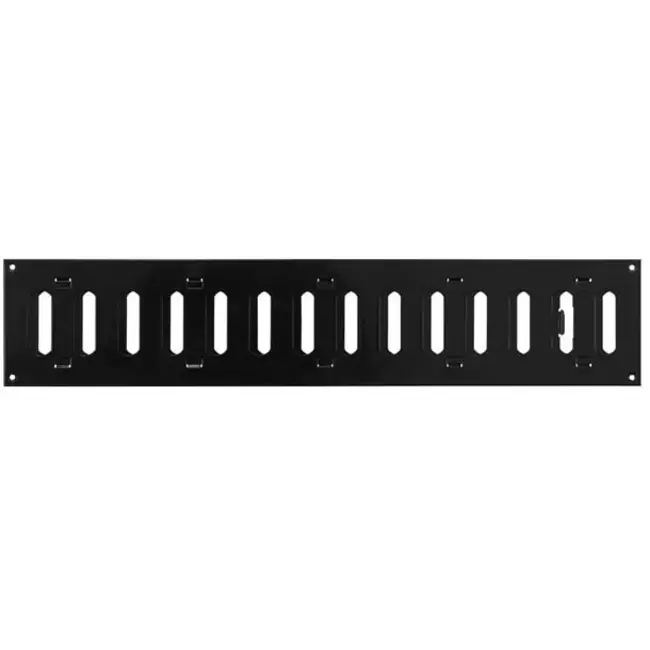Metallgitter verstellbar 500x100 schwarz - MR5010RM - RAL9005