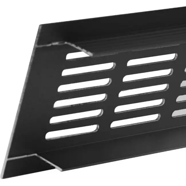 Sockelgitter Aluminium schwarz 300x40mm RA430B