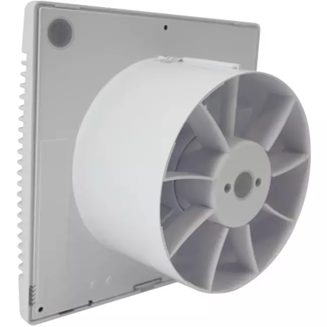 Badlüfter mit Feuchtigkeitssensor und Timer Ø 120 mm weiß - pRemium 120HS