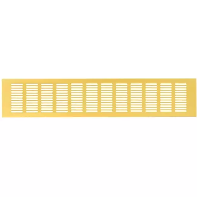 Sockelgitter Aluminium Gold 500x100mm RA1050G