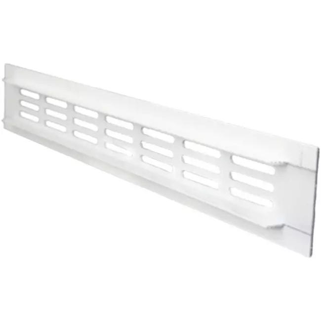 Sockelgitter Aluminium Weiß 300x40mm RA430W