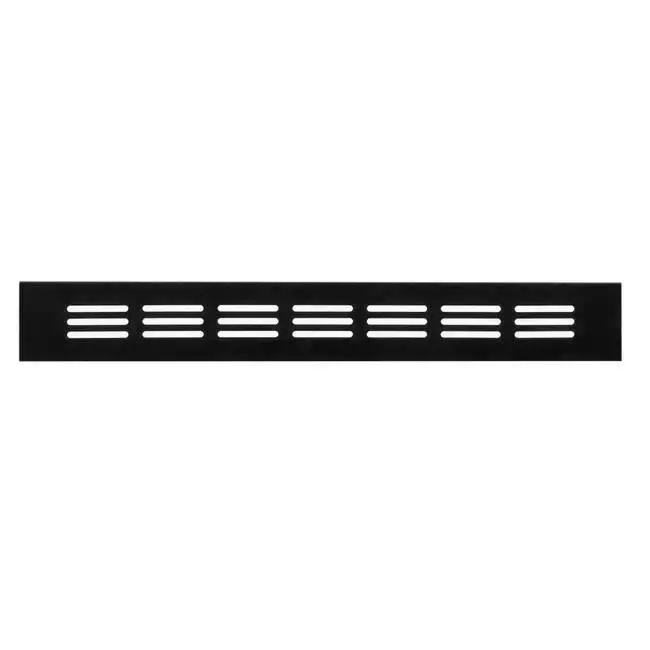 Sockelgitter Aluminium schwarz 300x40mm RA430B