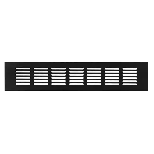 Sockelgitter Aluminium schwarz 300x60mm RA630B
