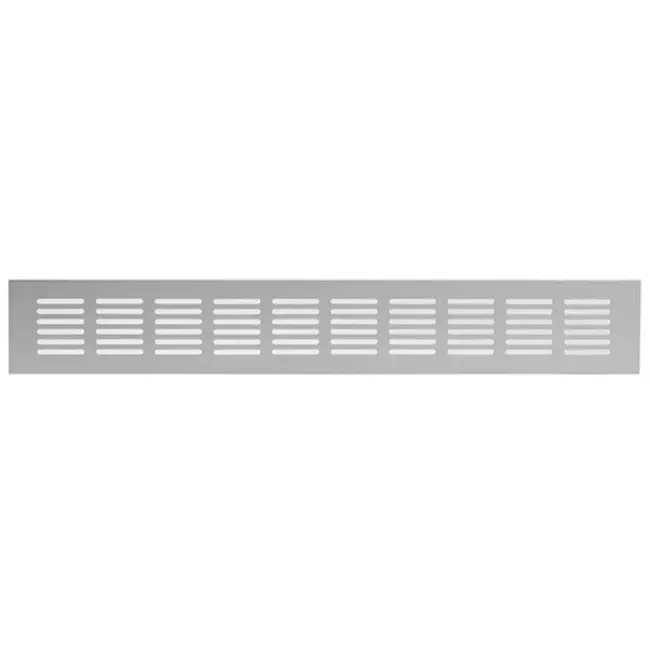 Sockelgitter Aluminium Silber 400x60mm RA640S