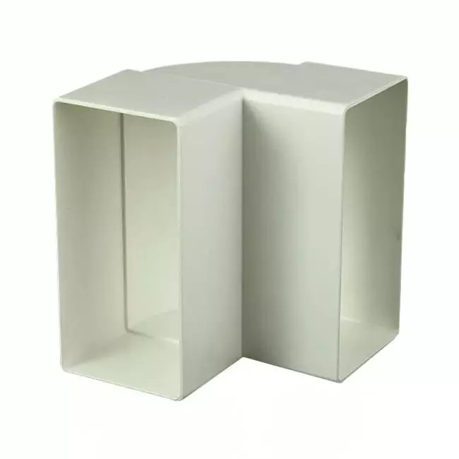 Bogen für Flachkanal 90° Kunststoff Vertikal 110x55 KLV