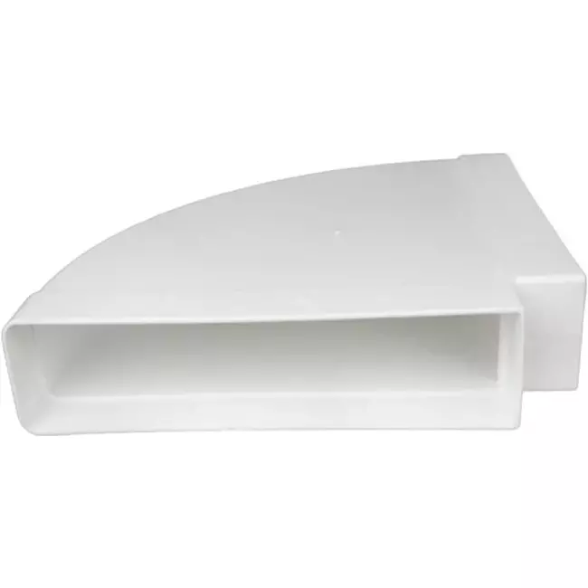 Bogen für Flachkanal 90° Kunststoff Horizontal 220x55mm KLH25-90