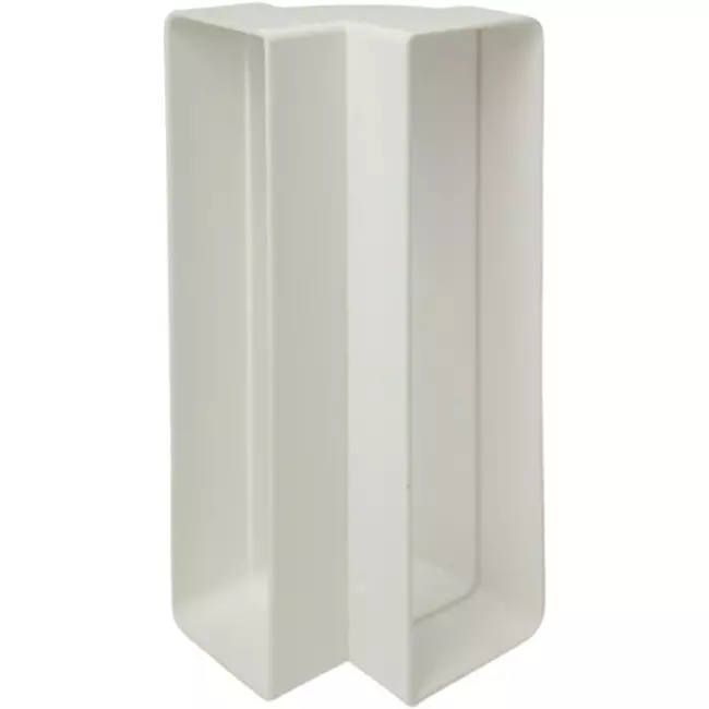 Bogen für Flachkanal 90° Kunststoff Vertikal 220x55mm KLV25-90
