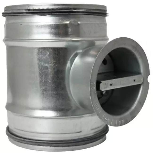 Handbetätigte Drosselklappe Ø 315mm für Wickelfalzrohre