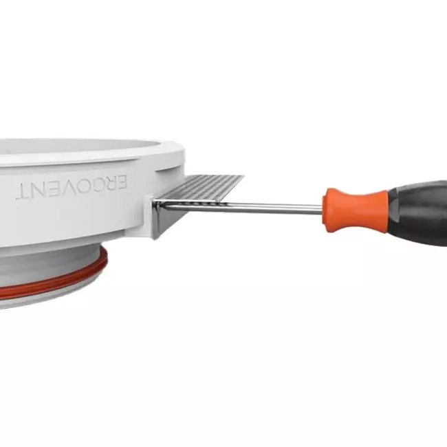 Ergovent rahmenloses verputzbares Ventil Rund 160 mm