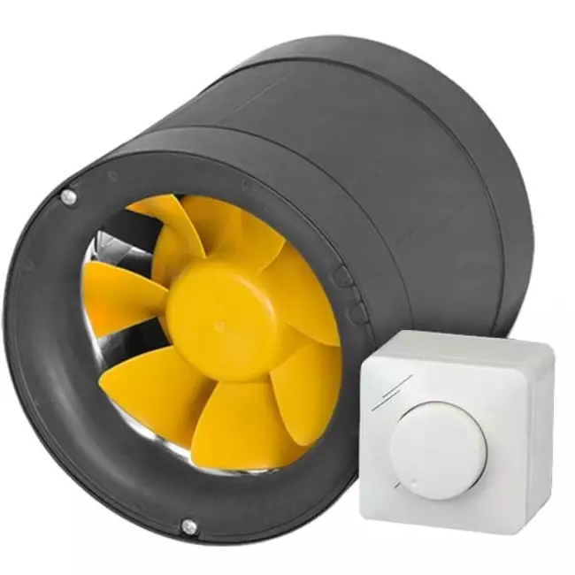 Ruck Rohrventilator Etamaster mit EC motor - 220 m³/h -Ø 125 mm + PWM Regler