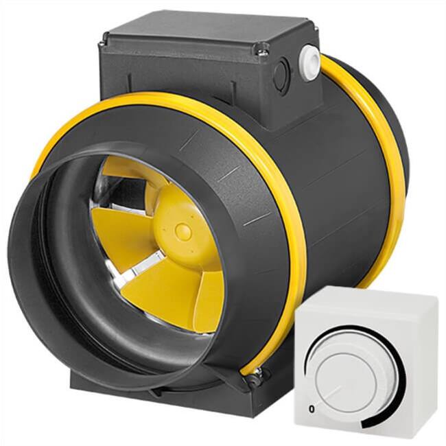 Ruck Etamaster Rohrventilator mit EC Motor 810 m³/h - Ø 160 mm + Potentiometer 10 kO