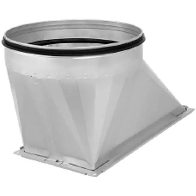 Ruck® Übergang Kanal/Rohr - 500x200 - Ø315 mit Gummi - UKR 1050 315