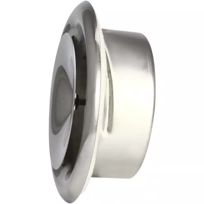 Zuluft Edelstahl Ventil Ø 125 mm mit Montagering - DVS-PY125