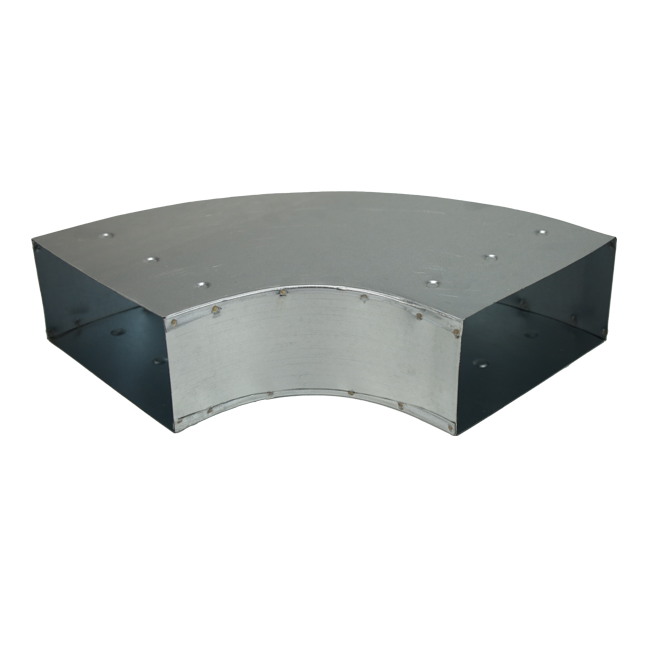 Biegung 90 Grad 220x80 mm waagerecht für Kanalisation