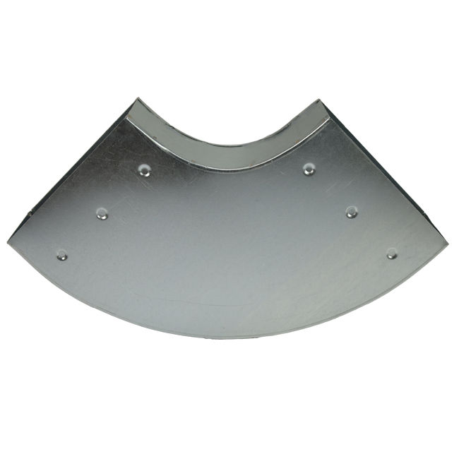 Biegung 90 Grad 220x80 mm waagerecht für Kanalisation