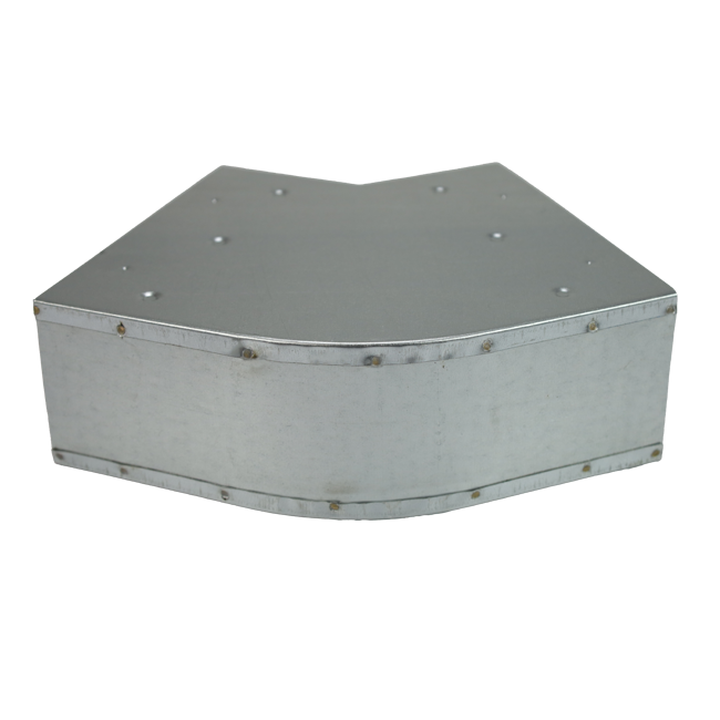 Biegung 45 Grad 220x80 mm horizontal für Kanalisation