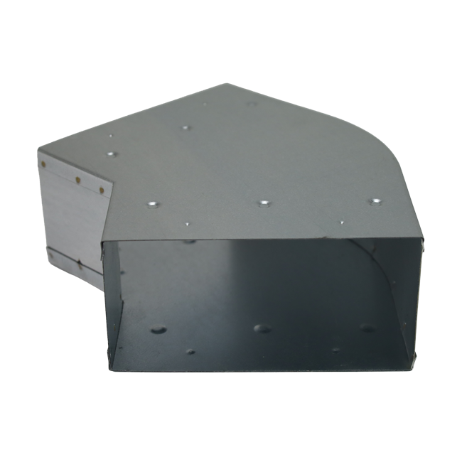 Biegung 45 Grad 220x80 mm horizontal für Kanalisation