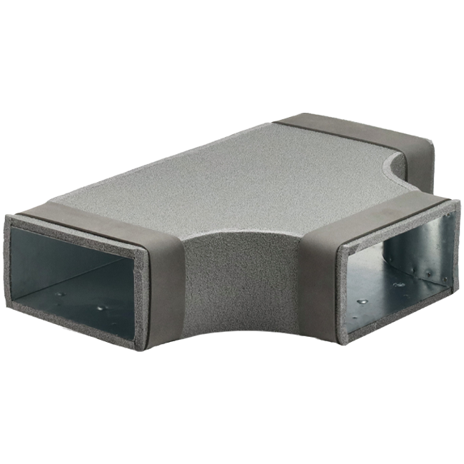 Thermoduct Pièce en T 90 degrés 300x80 - 220x80 pour gaine
