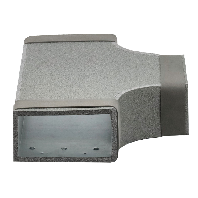 Thermoduct T-piece 90 degrees 300x80 - 300x80 for ducting