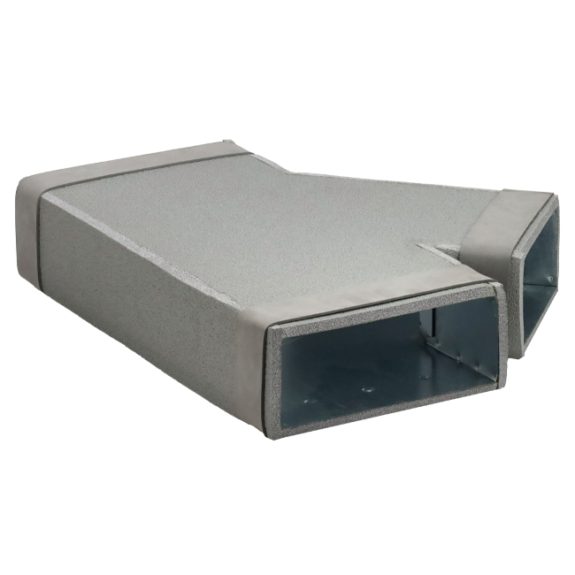Thermoduct T-Stück 45 Grad 220x80 - 170x80 für Luftkanäle