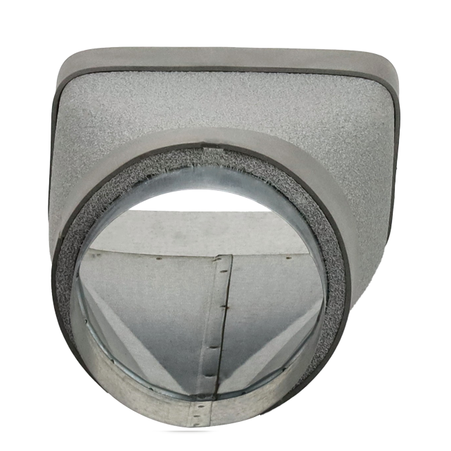 Thermoduct Reduzierstück 170x80 auf Durchmesser 125 mm für Rohrleitungen