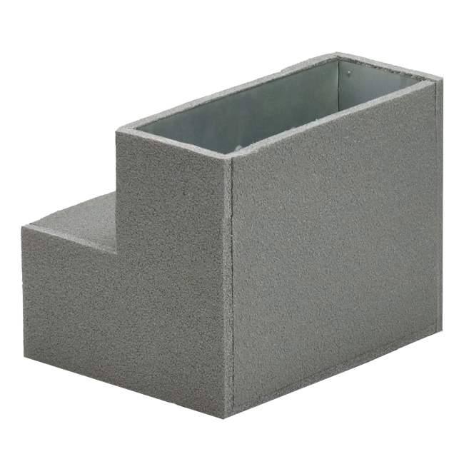 Thermoduct Bogen für Flachkanal 90º 220x80 mm Vertikal