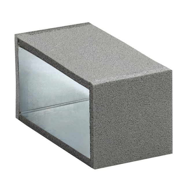 Thermoduct Verbindungsstück für Flachkanal, 220x80 mm, L=100 mm