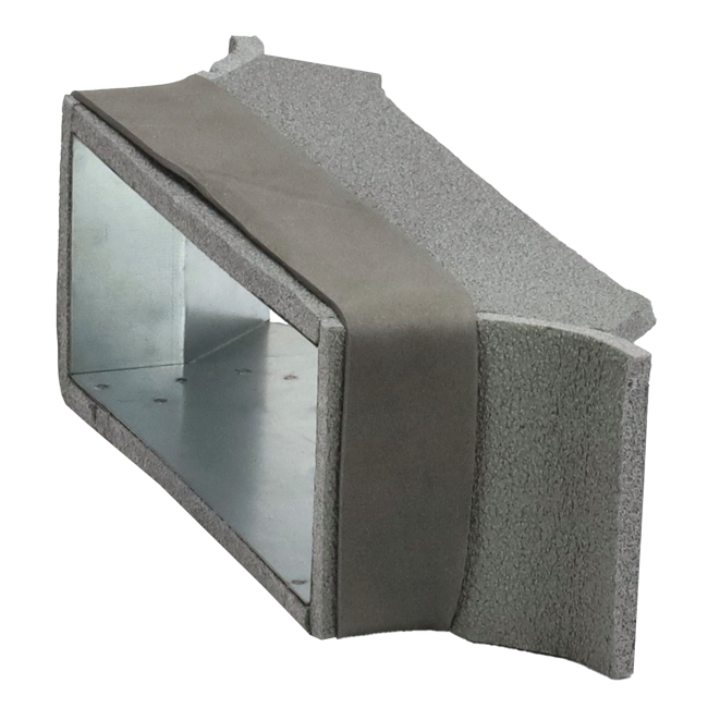 Thermoduct seitlicher Anschluss 170mm x 80mm für Kanalisation
