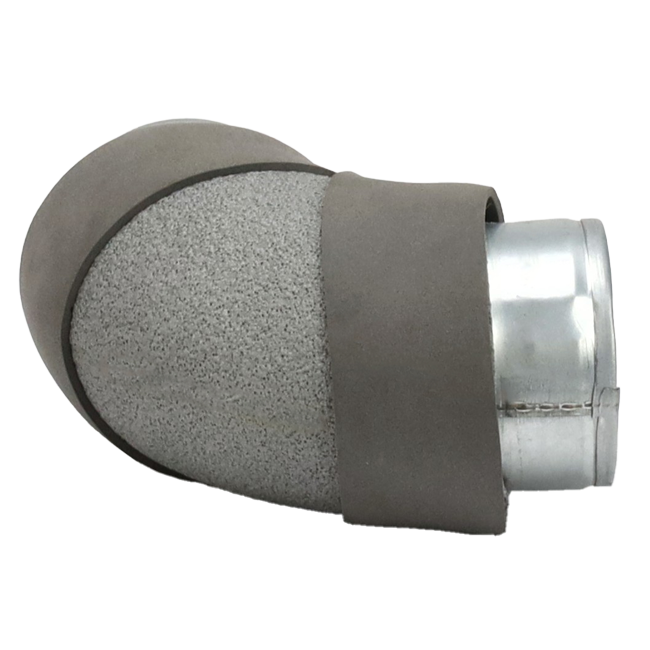 Thermoduct Bogen Durchmesser 80mm 90 Grad (nicht safe)